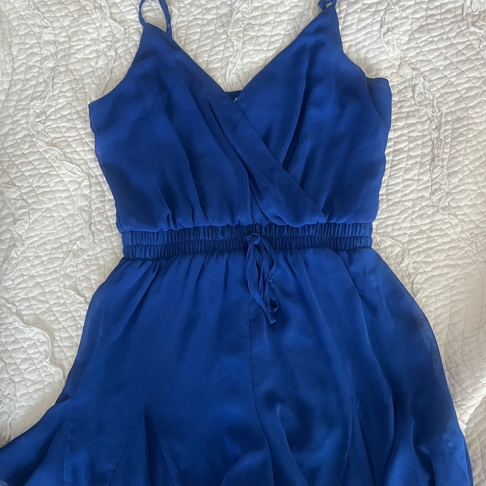 Francesca’s Blue Rain Romper